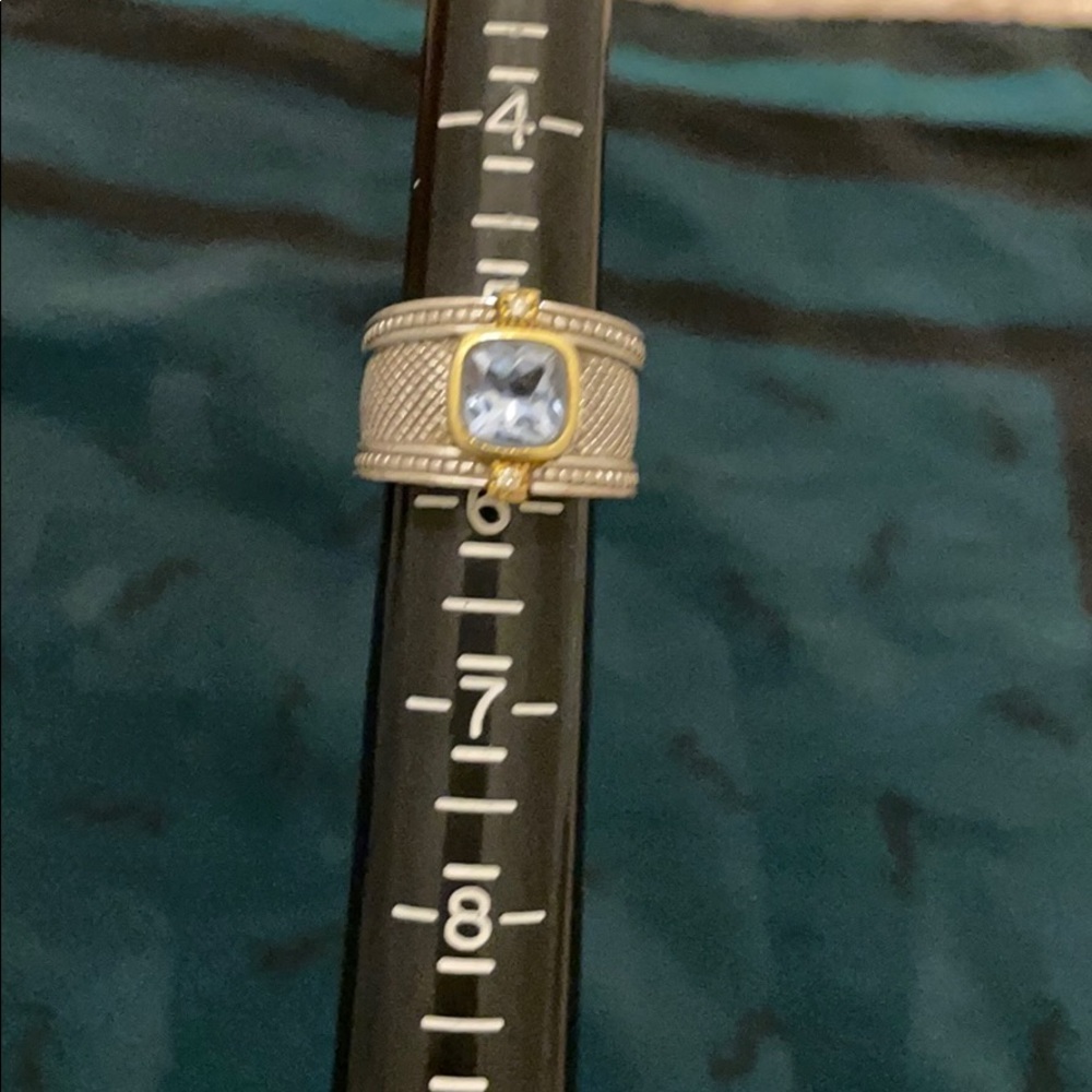 Judith Ripka Two 18KT 925 ring